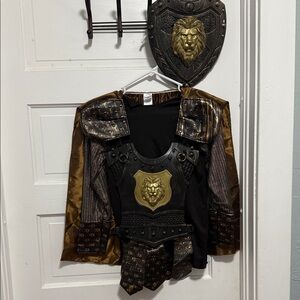 Spirit Black and Gold Knight Costume for Kids
